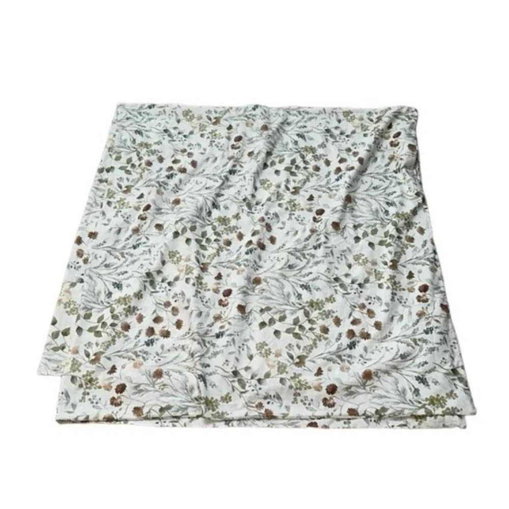 NEW Ethan Allen Country Floral Print Queen Duvet Cover & 2 Standard Shams Set‎